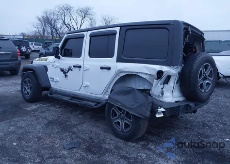 2021 Jeep Wrangler Unlimited Sport S 4X4 из США, поврежденный, VIN 1C4HJXDN8MW532582